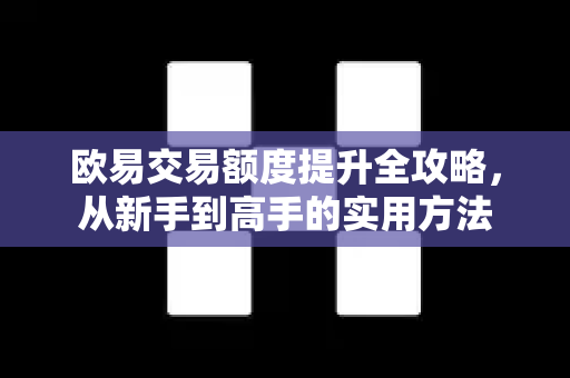 欧易交易额度提升全攻略，从新手到高手的实用方法